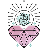 rose-quartz crystal