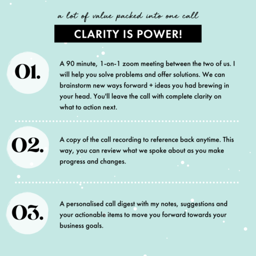 Clarity Call | Brand Strategy | Focus