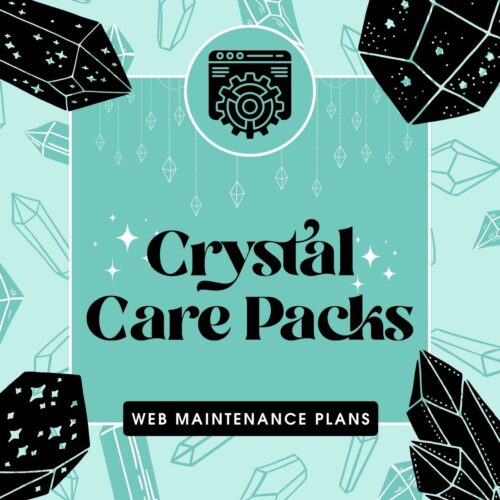 Crystal Care Packs Web Maintenance