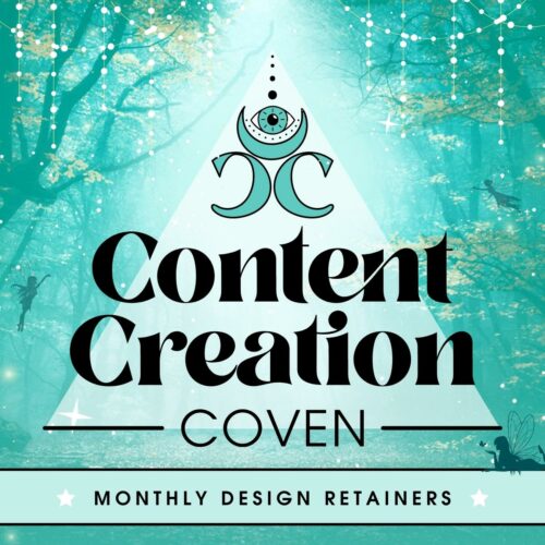 Content Creation Coven Monthly Design Retainers