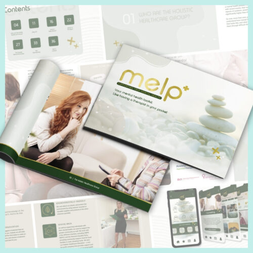 Brochure Design | Graphic Design | Melp | Brand Alchemist | Infinity Creative